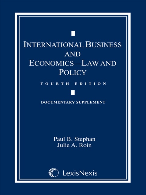 Cover image for book International Business and Economics: Documentary Supplement