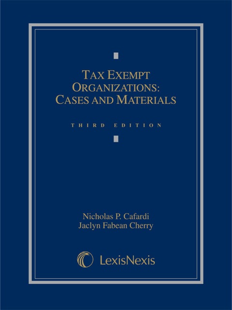 Cover image for book Tax Exempt Organizations: Cases and Materials
