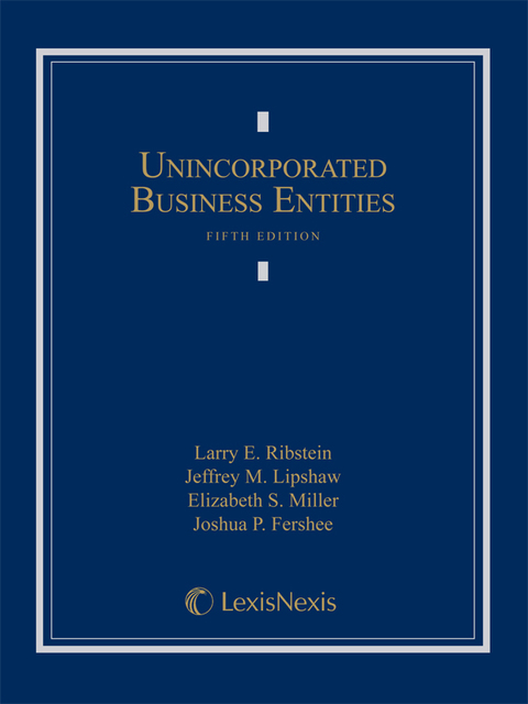 Cover image for book Unincorporated Business Entities