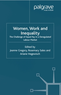 Cover image: Women, Work and Inequality 1st edition 9780333721025