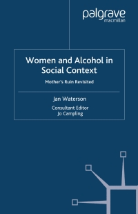 Cover image: Women and Alcohol in Social Context 9780333665893