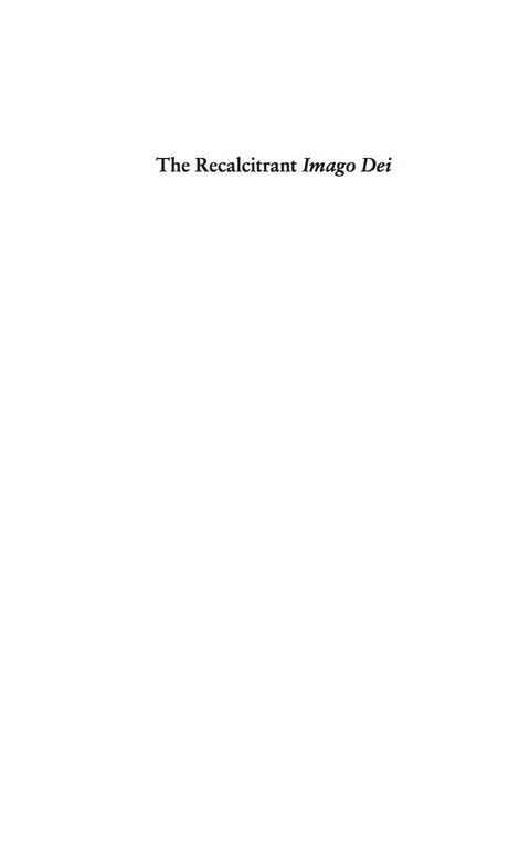 Cover image for book The Recalcitrant Imago Dei