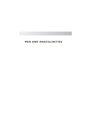 Men and Masculinities