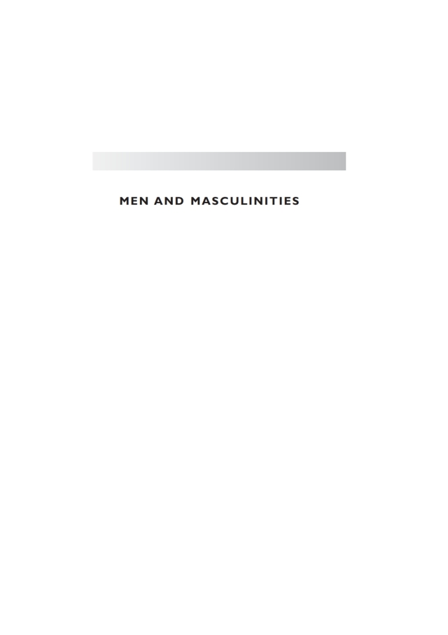 Men and Masculinities