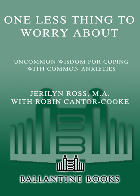 Cover image for book One Less Thing to Worry About