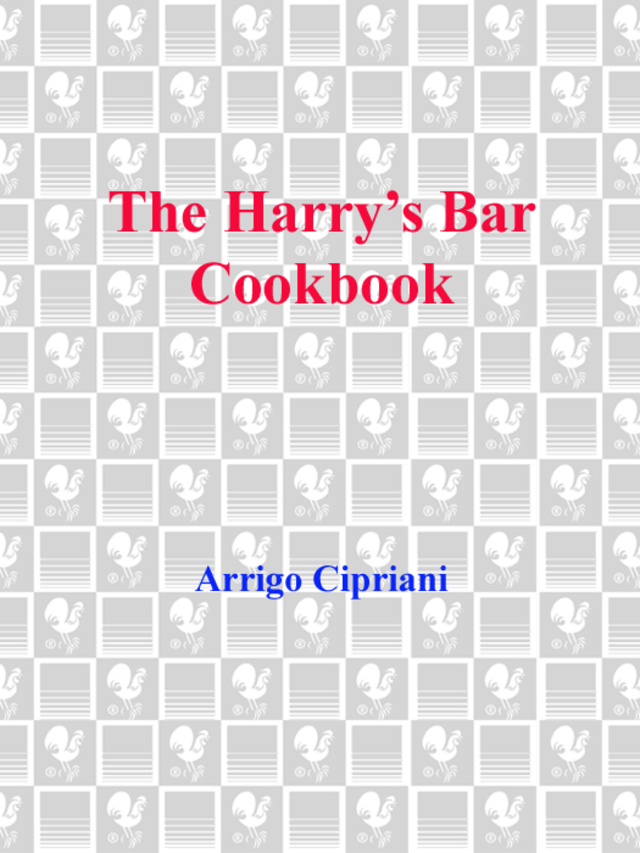 The Harry's Bar Cookbook