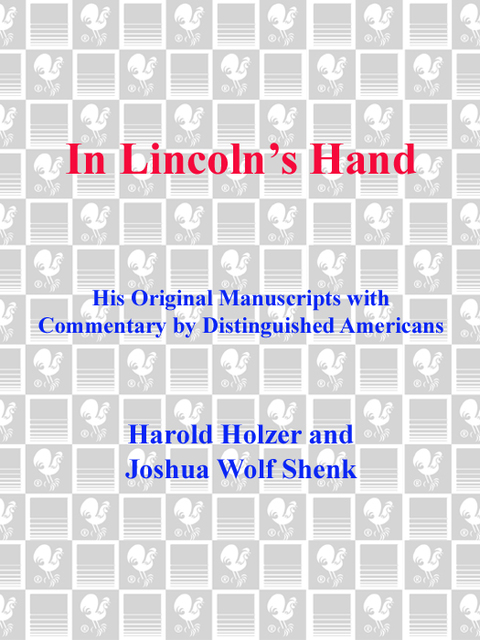 Cover image for book In Lincoln's Hand