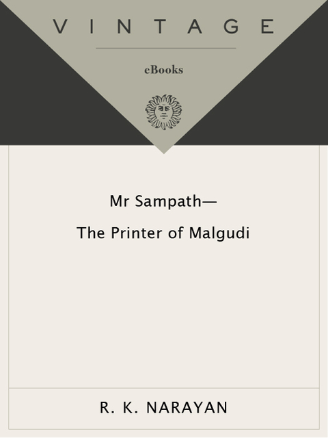 Cover image for book Mr. Sampath--The Printer of Malgudi