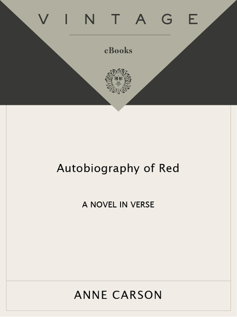 Cover image for book Autobiography of Red