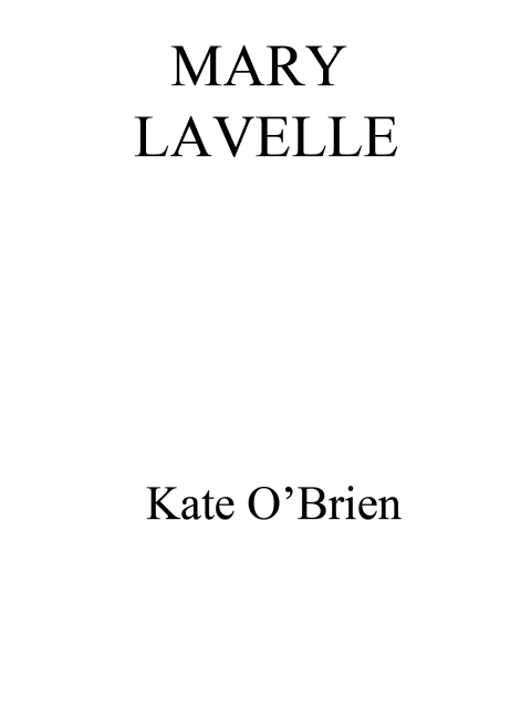 Cover image for book Mary Lavelle