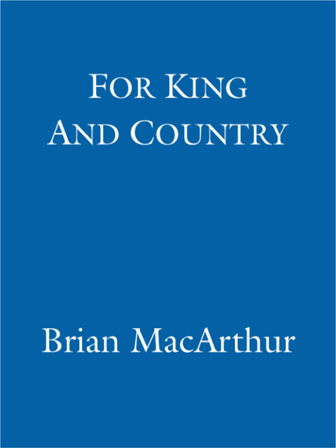 Cover image for book For King And Country