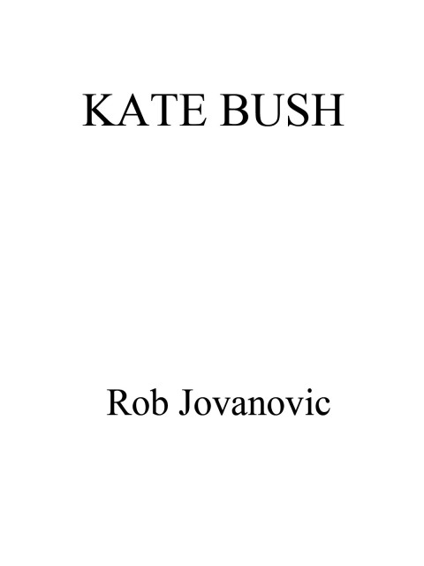 Cover image for book Kate Bush