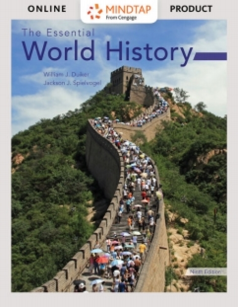 Cover image for book MindTap for Duiker/Spielvogel's The Essential World History, 9th Edition [Instant Access], 2 terms