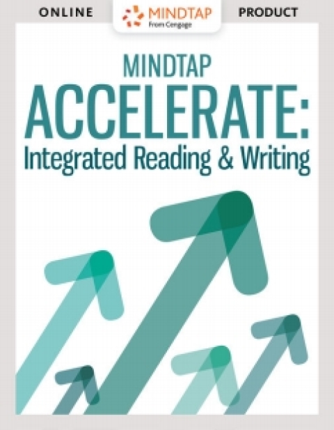 Cover image for book MindTap Accelerate Integrated Reading and Writing