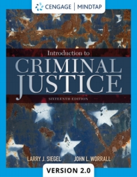 Cover image for book MindTapV2.0 for Siegel/Worrall's Introduction to Criminal Justice