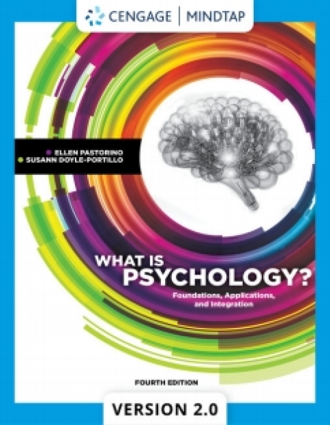 Cover image for book MindTapV2.0 for Pastorino/Doyle-Portillo's What is Psychology?: Foundations, Applications, and Integration