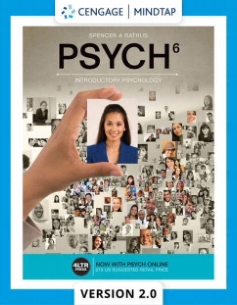 Cover image for book MindTapV2.0 for Rathus' PSYCH