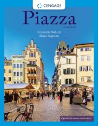 Cover image: Piazza, Student Edition: Introductory Italian 2nd edition 9780357474525