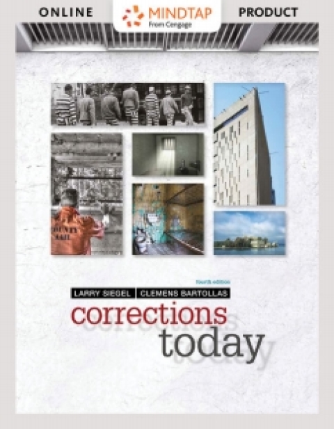 Cover image for book MindTapV2.0 for Siegel/Bartollas' Corrections Today