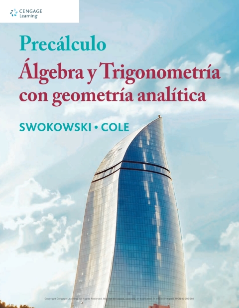 Cover image for book PRECALCULO. ALGEBRA Y TRIGONOMETRIA