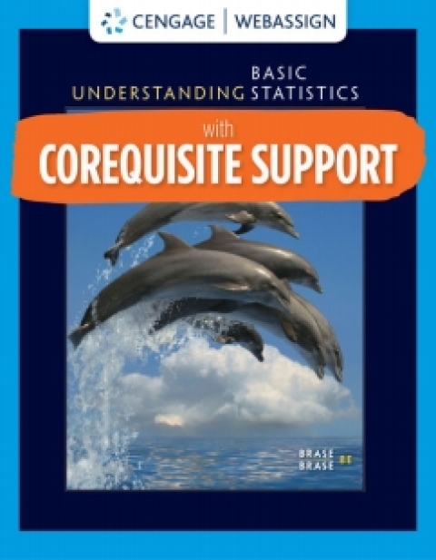 Cover image for book WebAssign with Corequisite Support for Brase/Brase's Understanding Basic Statistics, 1st Edition [Instant Access], Single-Term