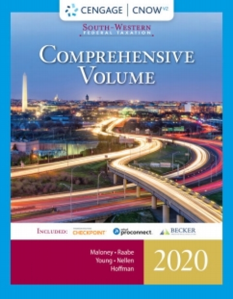 Cover image for book CengageNOWv2 for Maloney/Raabe/Young/Nellen/Hoffman's South-Western Federal Taxation 2020: Comprehensive, 43rd Edition [Instant Access], 1 term