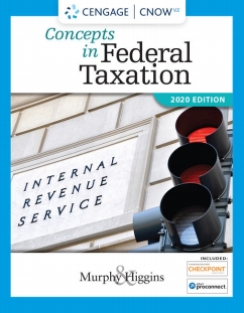 Cover image for book CengageNOWv2 for Murphy/Higgins' Concepts in Federal Taxation 2020, 27th Edition [Instant Access], 1 term