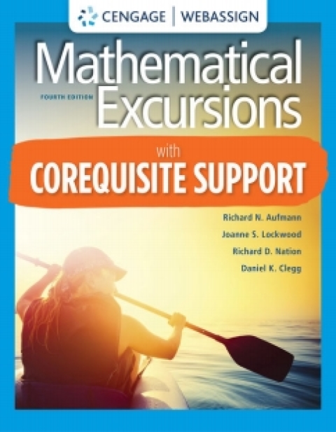 Cover image for book WebAssign with Corequisite Support for Aufmann's Mathematical Excursions