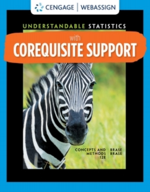 Cover image for book WebAssign for Brase, Understandable Statistics with Corequisite Content using Davis, PreStatistics, 1st Edition  [Instant Access], Single-Term