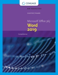 Cover image: New Perspectives Microsoft Office 365 & Word 2019 Comprehensive 1st edition 9780357026182