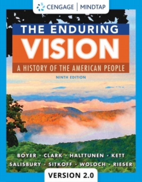 Cover image for book MindTapV2.0 for Boyer/Clark/Halttunen/Kett/Salisbury/Sitkoff/Woloch/Rieser's The Enduring Vision: A History of the American People, 9th Edition [Instant Access], 2 terms