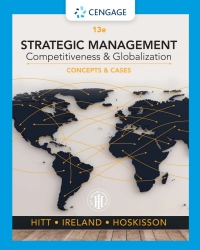 Cover image: Strategic Management: Concepts and Cases: Competitiveness and Globalization 13th edition 9780357033838