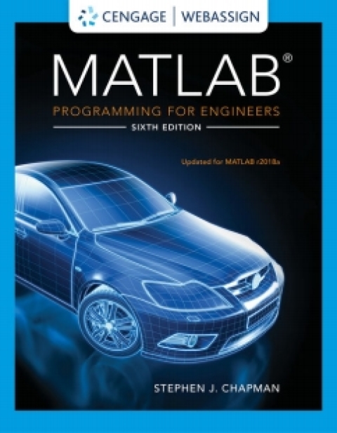Cover image for book WebAssign for Chapman's MATLAB Programming for Engineers, 6th Edition [Instant Access], Single-Term
