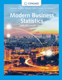 Modern Business Statistics with Microsoft® Excel® 7th edition