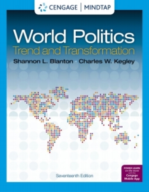 Cover image for book MindTap for Blanton/Kegley's World Politics: Trend and Transformation