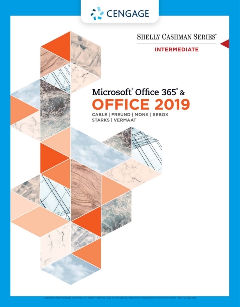Cover image for book Shelly Cashman Series Microsoft Office 365 & Office 2019 Intermediate
