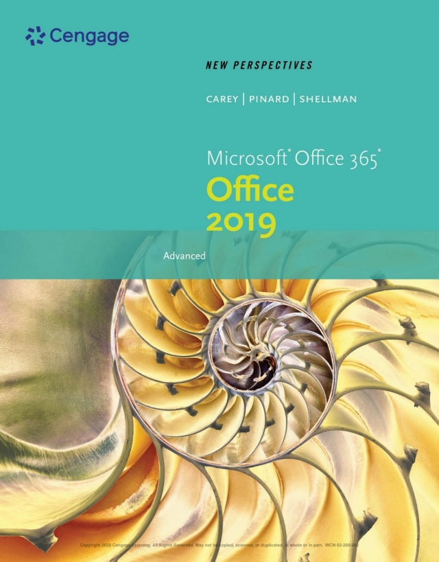 New Perspectives Microsoft Office 365 and Office 2019 Advanced