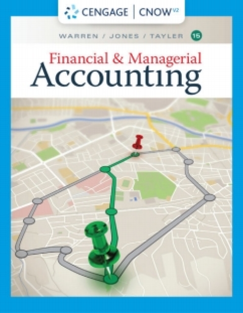 Cover image for book CengageNOWv2 for Warren/Jones/Tayler's Financial & Managerial Accounting