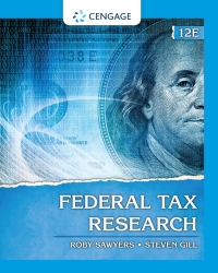Cover image: Federal Tax Research 12th edition 9780357366462