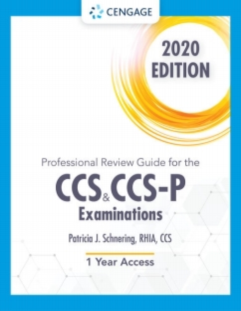 Cover image for book Schnering's Professional Review Guide Online for the CCS/CCS-P Examination, 2020, 1st Edition [Instant Access], 2 terms