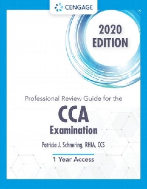 Cover image for book Schnering's Professional Review Guide Online for the CCA Examination, 2020, 1st Edition [Instant Access], 2 terms