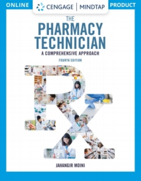 Cover image for book MindTap for Moini's The Pharmacy Technician: A Comprehensive Approach, 4th Edition [Instant Access], 2 terms