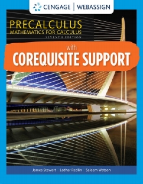 Cover image for book WebAssign with Corequisite Support for Stewart/Redlin/Watson's Precalculus
