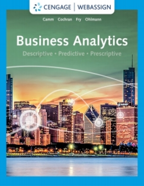 Cover image for book WebAssign for Cam/Cochran/Fry/Ohlmann's Business Analytics, 4th Edition [Instant Access], Single-Term