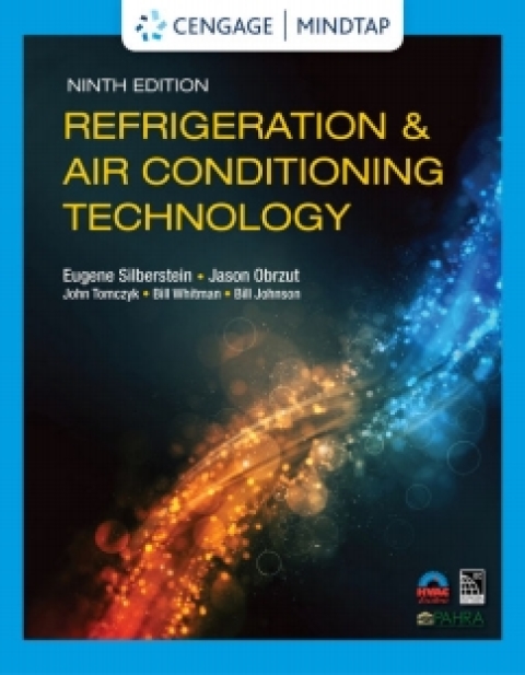 Cover image for book MindTap for Silberstein/Obrzut/Tomczyk/Whitman/Johnson's Refrigeration & Air Conditioning Technology, 9th Edition [Instant Access], 2 terms