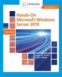 Cover image: Hands-On Microsoft Windows Server 2019 3rd edition 9780357436158