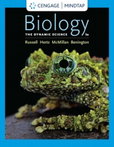 Cover image for book MindTapV2.0 for Russell/Hertz/McMillan/Benington's Biology: The Dynamic Science