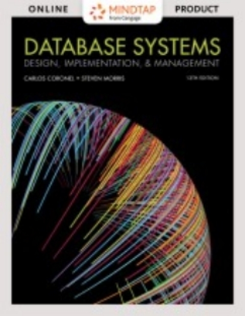 Cover image for book MindTap for Coronel/Morris' Database Systems: Design, Implementation, & Management