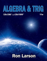 Cover image: Algebra & Trig 11th edition 9780357452080