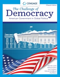 Cover image: The Challenge of Democracy: American Government in Global Politics 15th edition 9780357459485